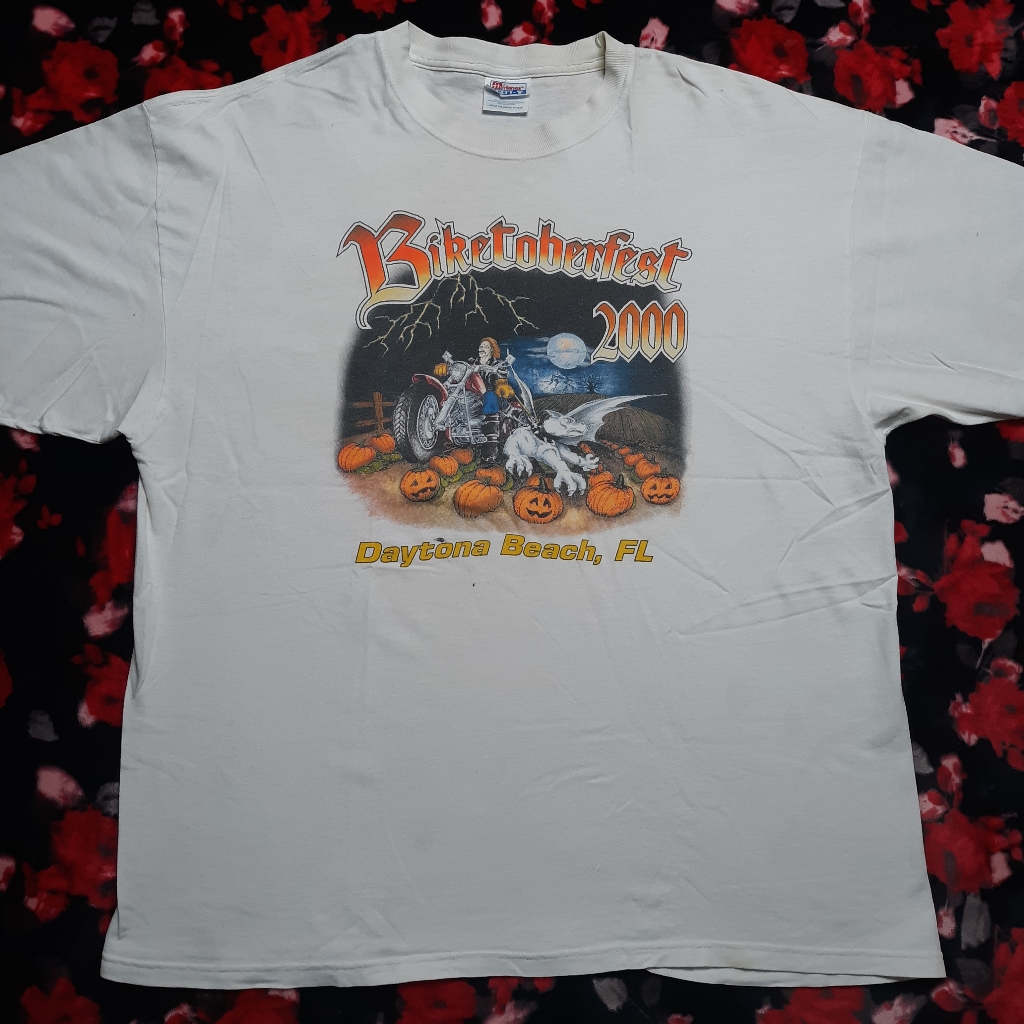 Vintage 2000 Daytona Beach Biketoberfest Harley Davidson Tshirt 2xl